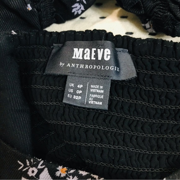 Anthropologie Maeve Hedy Floral Midi Dress Size US 0P - Picture 12 of 15